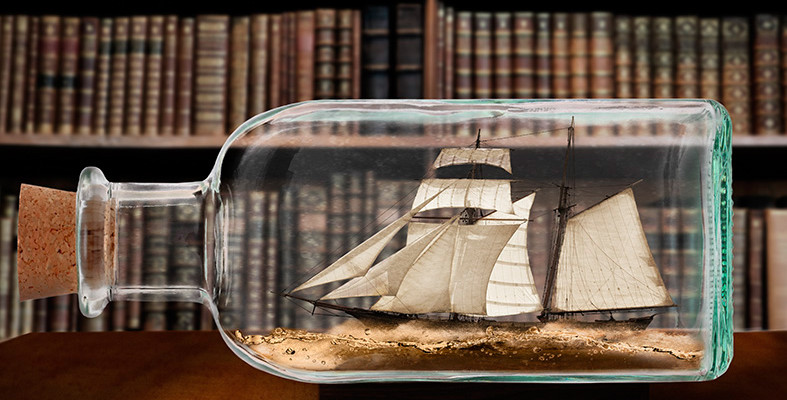 ship in a bottle: a sample
